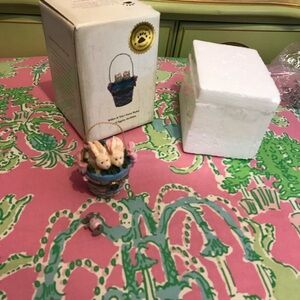 Rare Boyds Bears Treasure Box - Willow & Tula’s Easter Basket W Eggsley McNibble